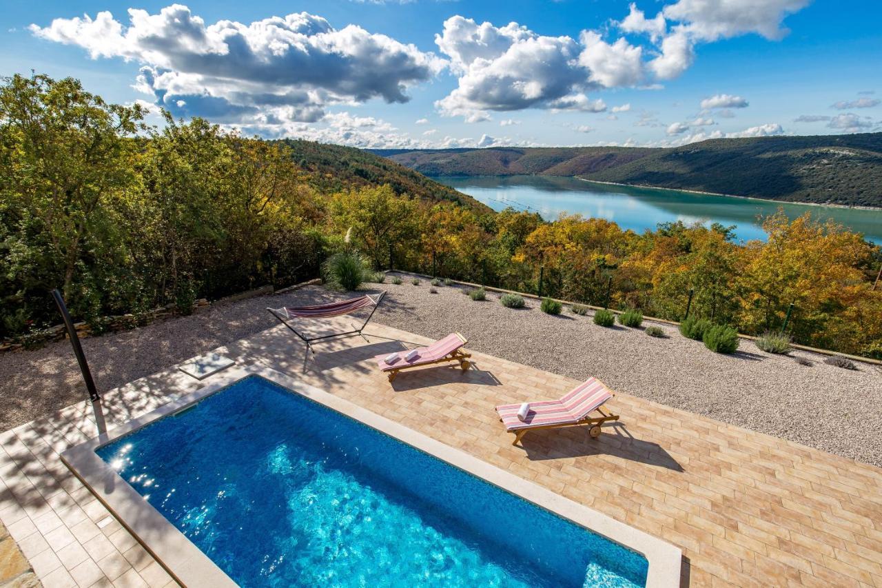 Villa Valente With Pool Labin  Bagian luar foto